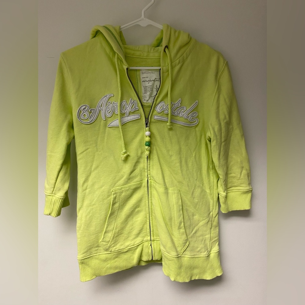 Aeropostale Light Green Hoodie